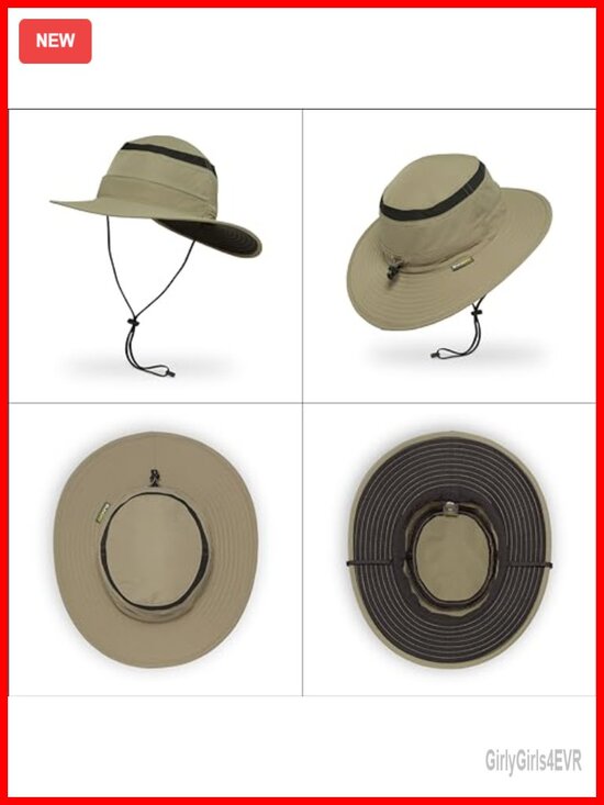 UPF 50+ Sun Hat with Adjustable Chinstrap, Crushable & Floats, Nylon/Polyester main image 4